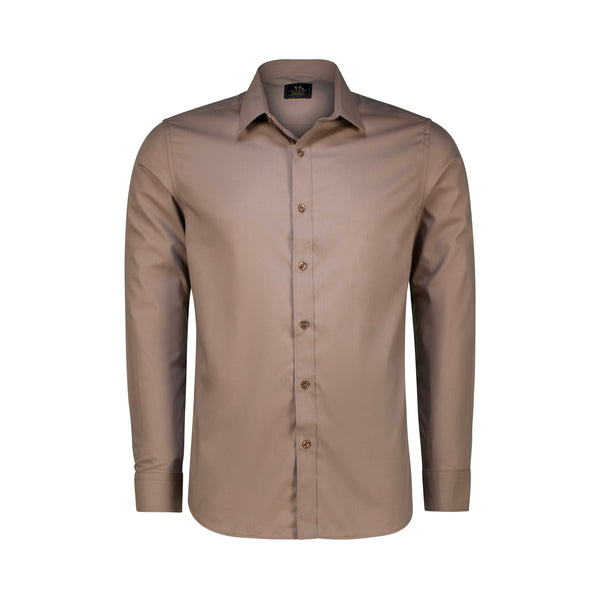 Classic Design Solid Color Men's Formal/Casual Long Sleeve Slim Fit Shirt