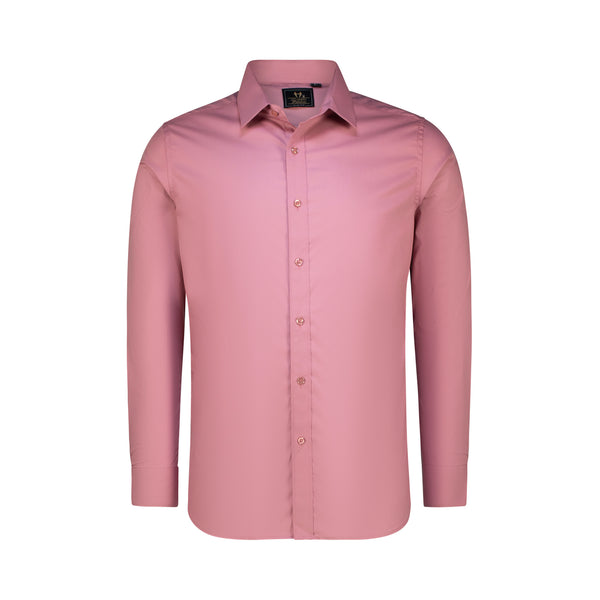 Classic Design Solid Color Men's Formal/Casual Long Sleeve Slim Fit Shirt