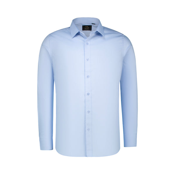 Classic Design Solid Color Men's Formal/Casual Long Sleeve Slim Fit Shirt