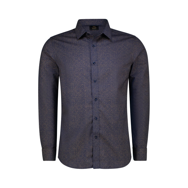 Classic Design Solid Color Men's Formal/Casual Long Sleeve Slim Fit Shirt