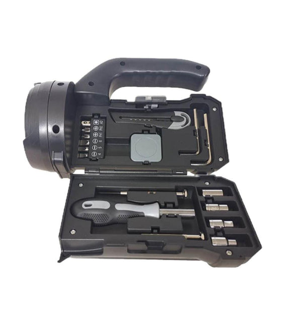 Portable High Power LED Flashlight, Hardware Tool Set, Father's Day Gift