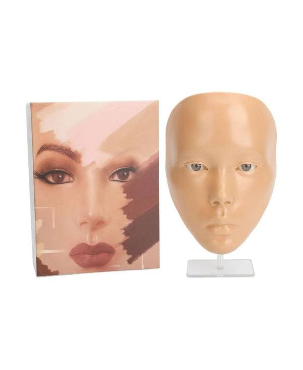 Reusable 5D Makeup Practice Mask Mannequin, Full Face Cosmetic Makeup Board