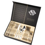 24 Piece Stainless Steel Cutlery Set in a Premium Gift Box