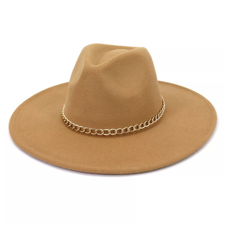 Fedora Fashionable Hats for Women, Wide Brim