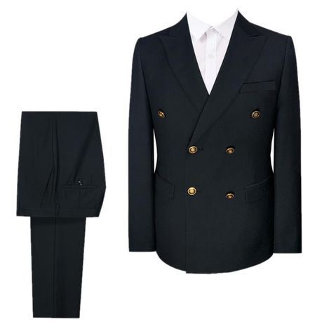 Men's 2 Piece Double Breasted Formal Suits